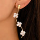 Vine & Divine Mother of Pearl Flower Drop Earrings-[option4]-[option5]-Cute-Trendy-Shop-Womens-Boutique-Clothing-Store