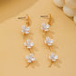 Vine & Divine Mother of Pearl Flower Drop Earrings-[option4]-[option5]-Cute-Trendy-Shop-Womens-Boutique-Clothing-Store