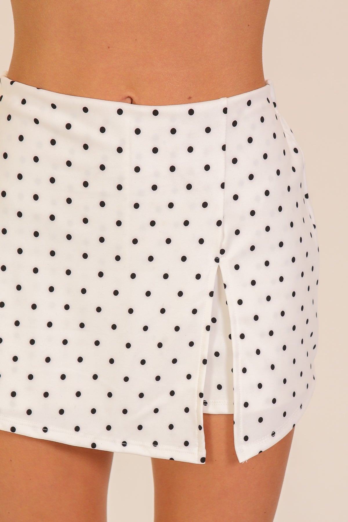 Stroll & Style Polka Dot Mini Skort-Cute-Trendy-Shop-Womens-Boutique-Clothing-Store