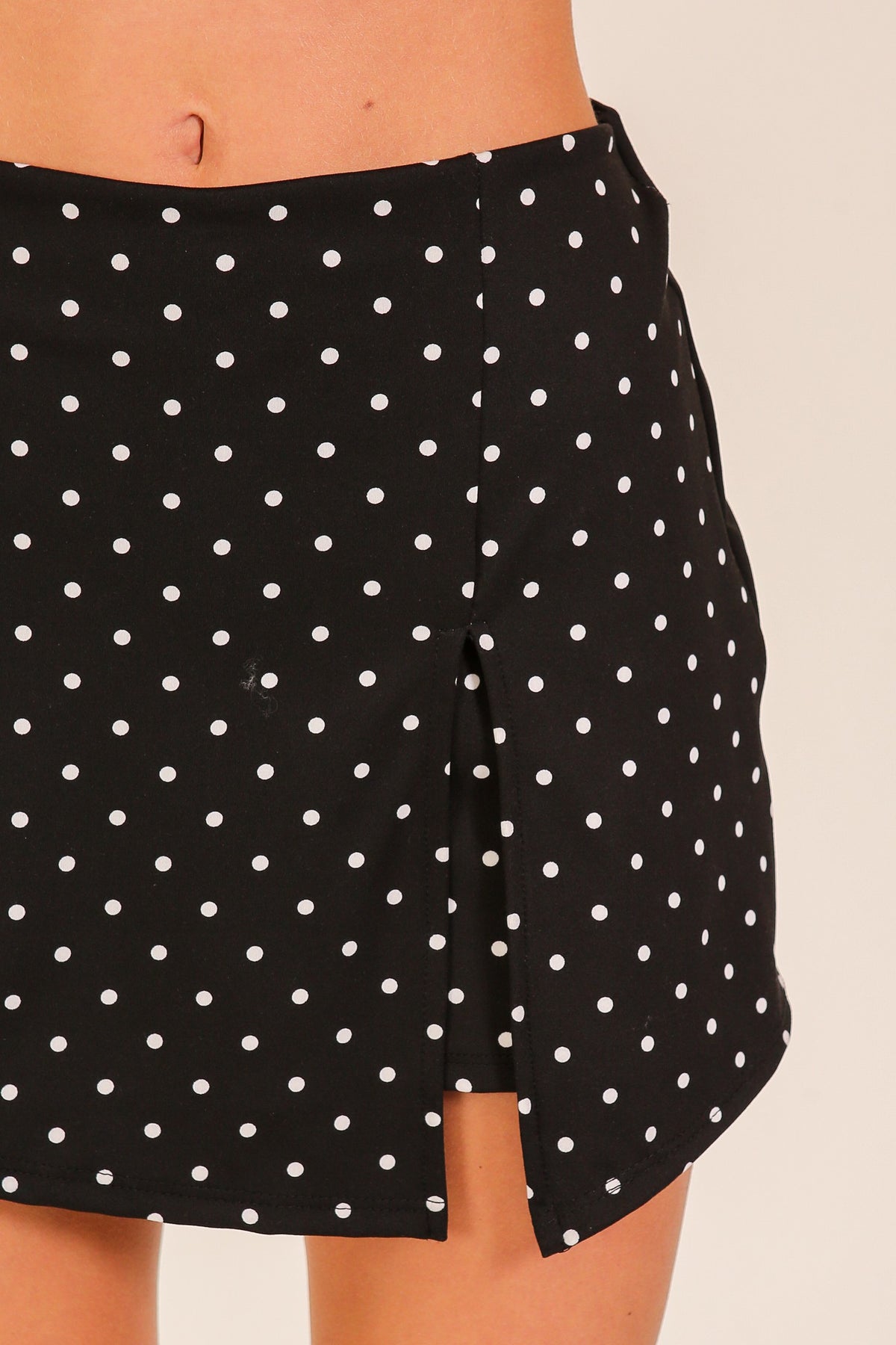 Stroll & Style Polka Dot Mini Skort-Cute-Trendy-Shop-Womens-Boutique-Clothing-Store