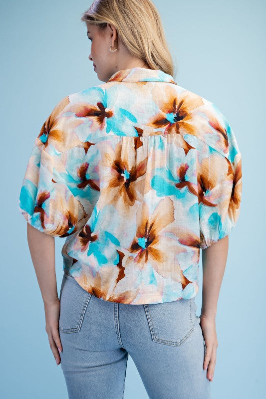 Painted Petals Button-Down Top-[option4]-[option5]-Cute-Trendy-Shop-Womens-Boutique-Clothing-Store