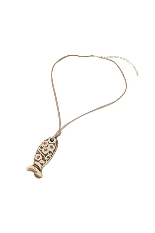 Wanderlust Boho Corded Fish Pendant-[option4]-[option5]-Cute-Trendy-Shop-Womens-Boutique-Clothing-Store