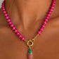 Hooked on You Fish Beaded Necklace-Fuchsia-[option4]-[option5]-Cute-Trendy-Shop-Womens-Boutique-Clothing-Store