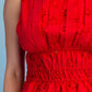 Scarlet Eyelet Pleated Peplum Top-Cute-Trendy-Shop-Womens-Boutique-Clothing-Store