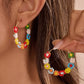 Posy Garden Handcrafted Glass Bead Floral Hoops