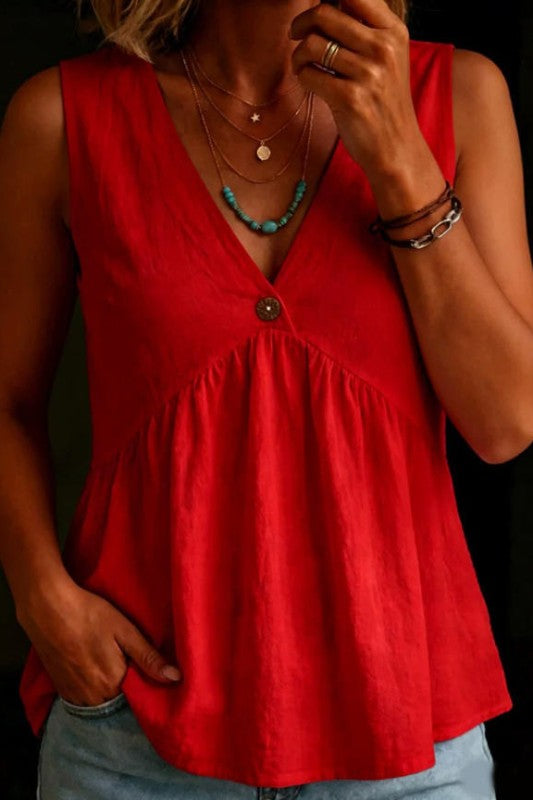 Let's Catch Up Babydoll Top-Red-SMALL-[option4]-[option5]-Cute-Trendy-Shop-Womens-Boutique-Clothing-Store