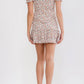 Western Festival Ruched Floral Dress