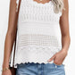 A Little Twist Sleeveless Hollow Knit Tank-White-SMALL-[option4]-[option5]-Cute-Trendy-Shop-Womens-Boutique-Clothing-Store