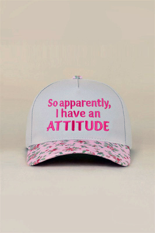 "So Apparently, I Have An Attitude" Ball Cap-[option4]-[option5]-Cute-Trendy-Shop-Womens-Boutique-Clothing-Store