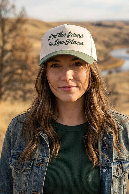 "Friend in Low Places" Two-Tone Ball Cap