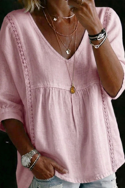 Chloe Flutter-Sleeve Top-Pink-SMALL-Cute-Trendy-Shop-Womens-Boutique-Clothing-Store