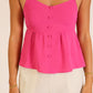 Sweet & Romantically Chic Button Front Cami-Rose-SMALL-[option4]-[option5]-Cute-Trendy-Shop-Womens-Boutique-Clothing-Store