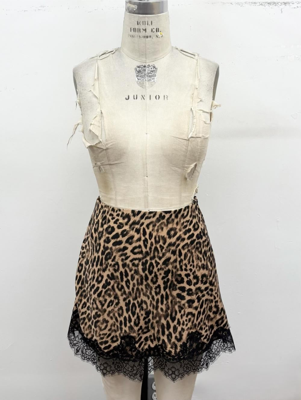 Wild & Free Lace-Trim Leopard Mini Skirt-Cute-Trendy-Shop-Womens-Boutique-Clothing-Store