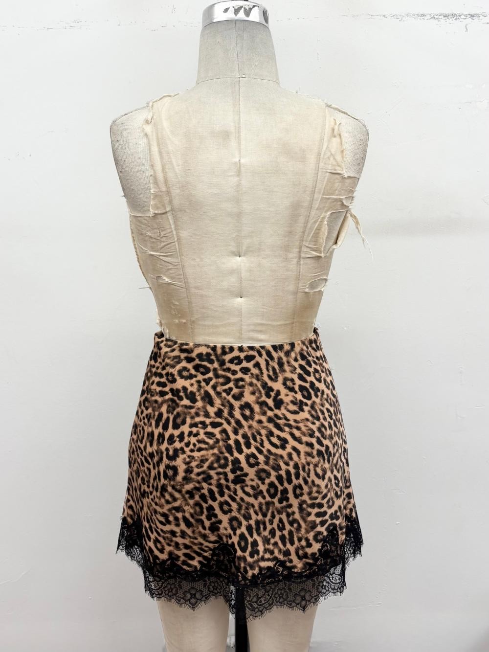 Wild & Free Lace-Trim Leopard Mini Skirt-Cute-Trendy-Shop-Womens-Boutique-Clothing-Store