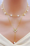 Pearl Of My Eye Layered Dangle Necklace-[option4]-[option5]-Cute-Trendy-Shop-Womens-Boutique-Clothing-Store