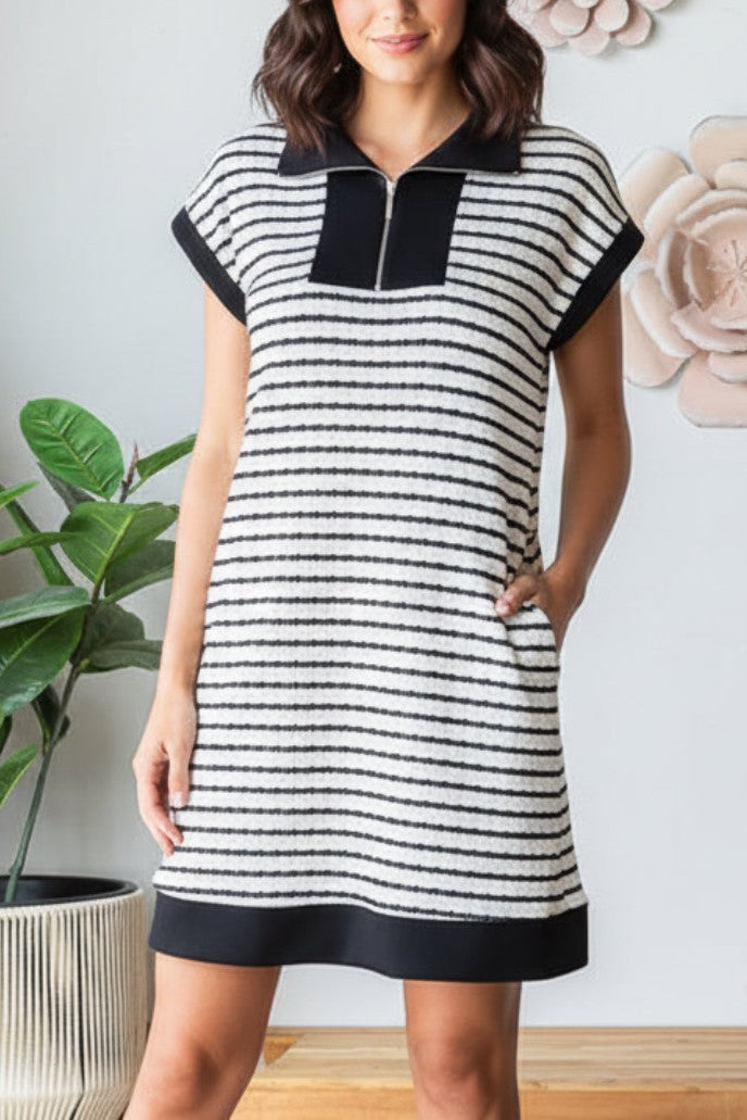 Vineyard Striped Polo Dress-[option4]-[option5]-Cute-Trendy-Shop-Womens-Boutique-Clothing-Store