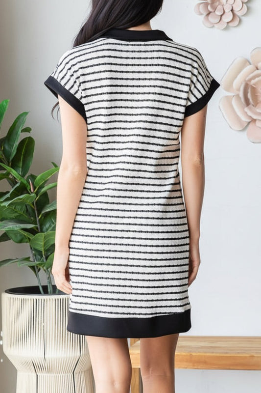 Vineyard Striped Polo Dress-[option4]-[option5]-Cute-Trendy-Shop-Womens-Boutique-Clothing-Store