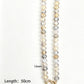 Glass Beaded Gemstone Chip Clasp Necklace-Brown-Cute-Trendy-Shop-Womens-Boutique-Clothing-Store