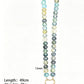 Glass Beaded Gemstone Chip Clasp Necklace-Green-Cute-Trendy-Shop-Womens-Boutique-Clothing-Store