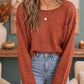 Cozy Casual Dropped Shoulder Knit Sweater-Cute-Trendy-Shop-Womens-Boutique-Clothing-Store