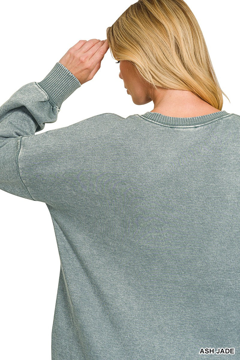 Vintage Beach Crewneck Sweatshirt-Cute-Trendy-Shop-Womens-Boutique-Clothing-Store