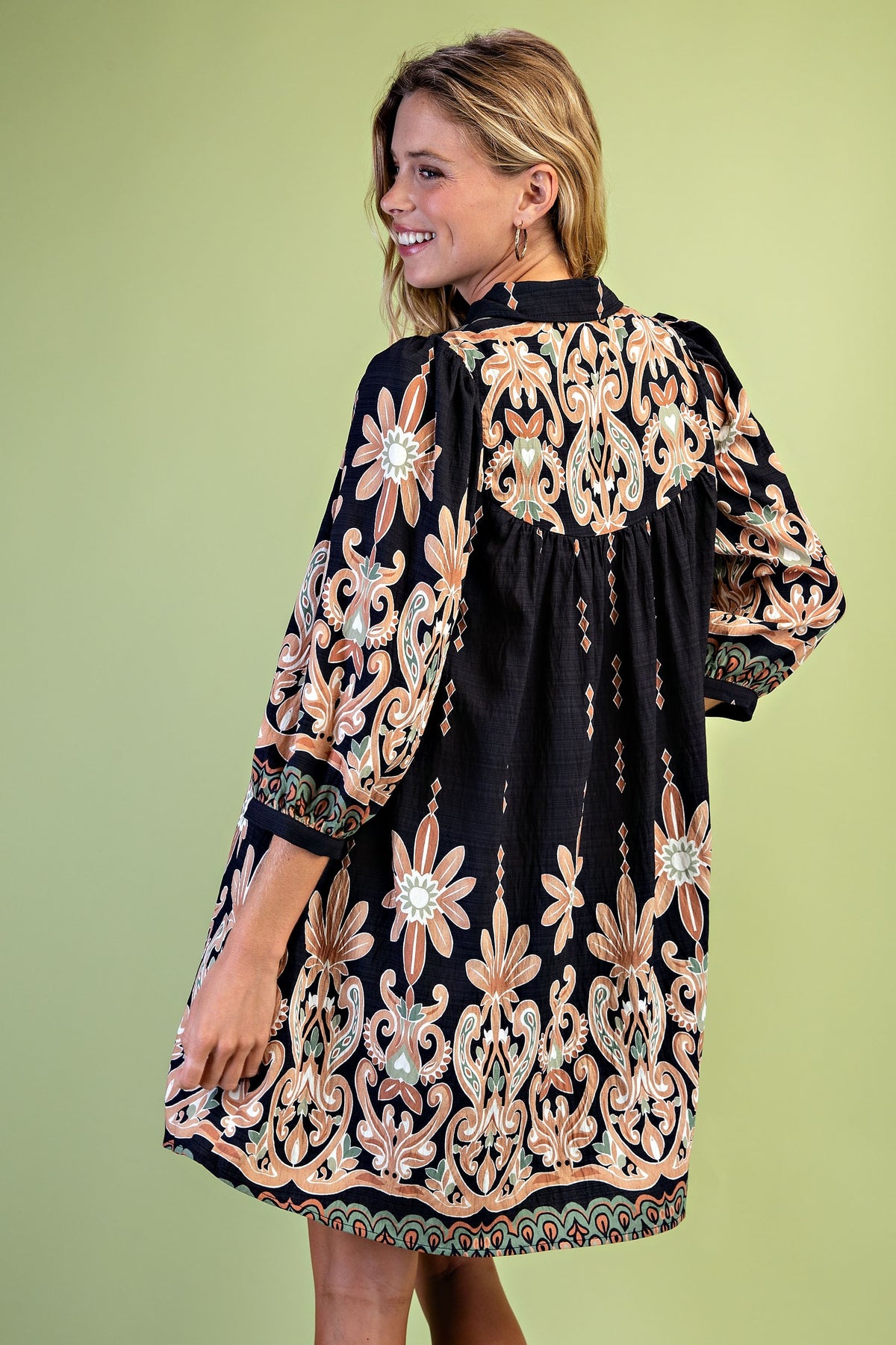 Canyon Ridge Motif Dress-Cute-Trendy-Shop-Womens-Boutique-Clothing-Store