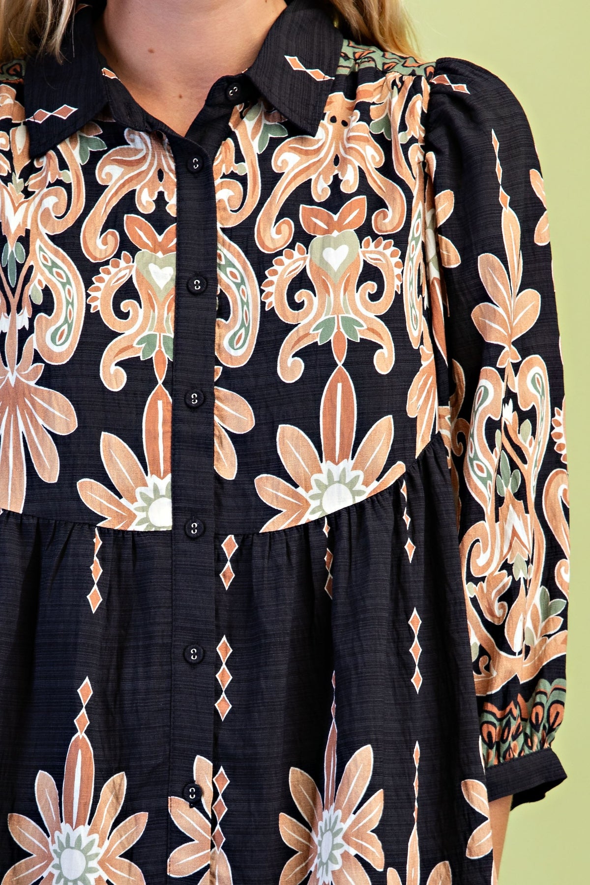 Canyon Ridge Motif Dress-Cute-Trendy-Shop-Womens-Boutique-Clothing-Store