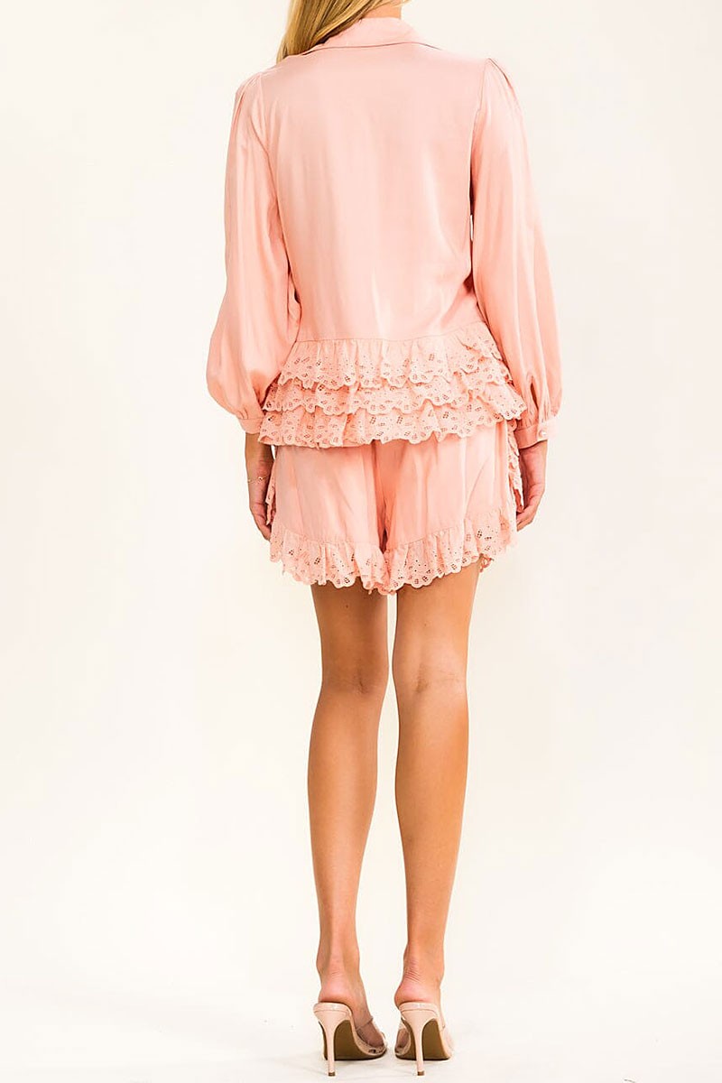 Bella Ruffled Two-Piece Set-Cute-Trendy-Shop-Womens-Boutique-Clothing-Store