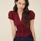 Cottage Charm Smocked Peplum Top-Cute-Trendy-Shop-Womens-Boutique-Clothing-Store