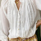 Not Your Mama’s Boho Lace-Trim V-Neck Blouse-Cute-Trendy-Shop-Womens-Boutique-Clothing-Store