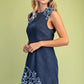 Indigo Petal Dress-Cute-Trendy-Shop-Womens-Boutique-Clothing-Store
