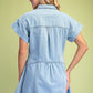 City Stroll Pleated Denim Dress-Cute-Trendy-Shop-Womens-Boutique-Clothing-Store