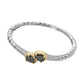 Special Event Double Oval Gemstone Hinged Bangle-Black-Cute-Trendy-Shop-Womens-Boutique-Clothing-Store