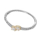 Special Event Double Oval Gemstone Hinged Bangle