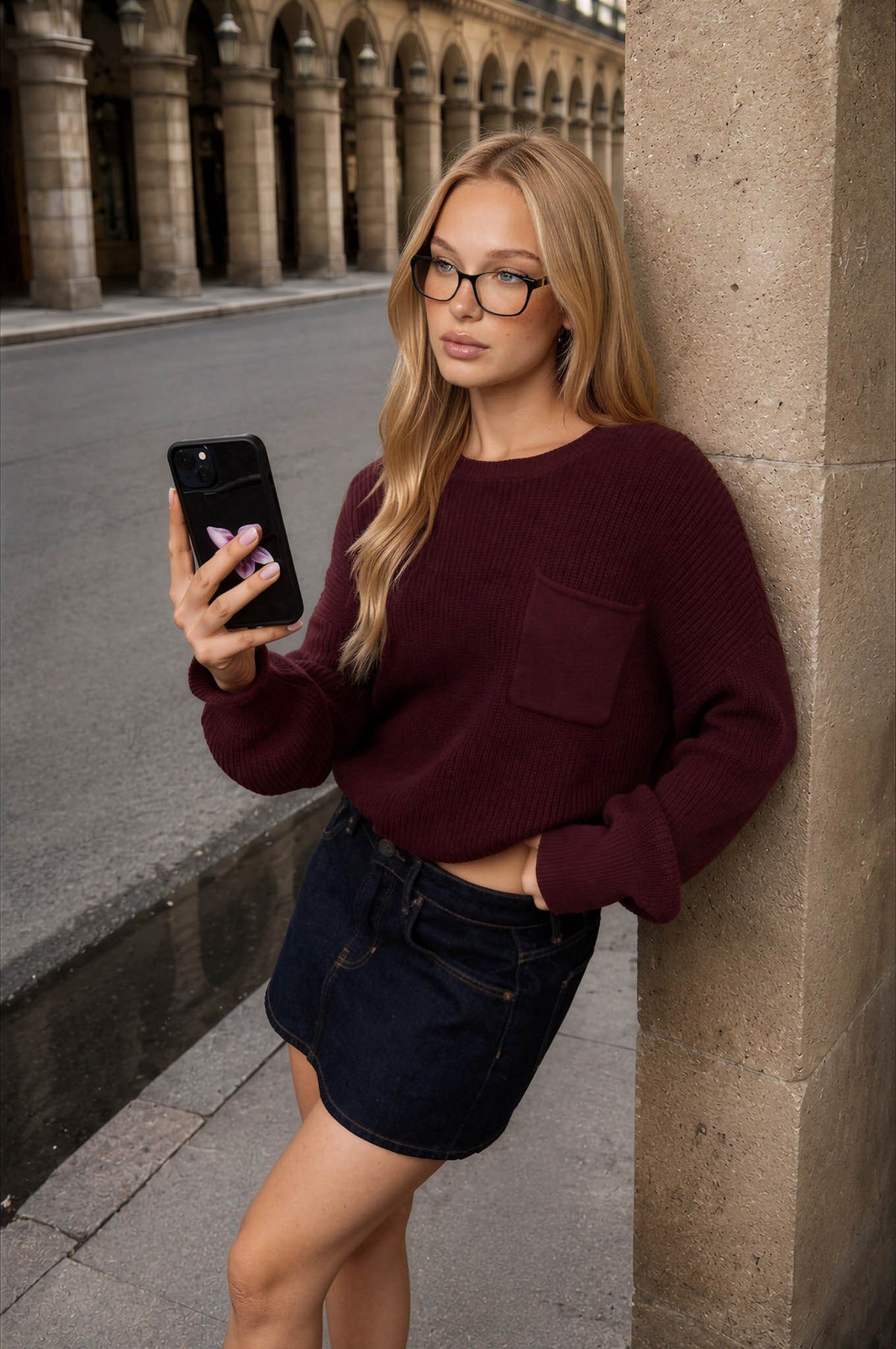 Cozy Cafe Drop-Shoulder Knit-Cute-Trendy-Shop-Womens-Boutique-Clothing-Store