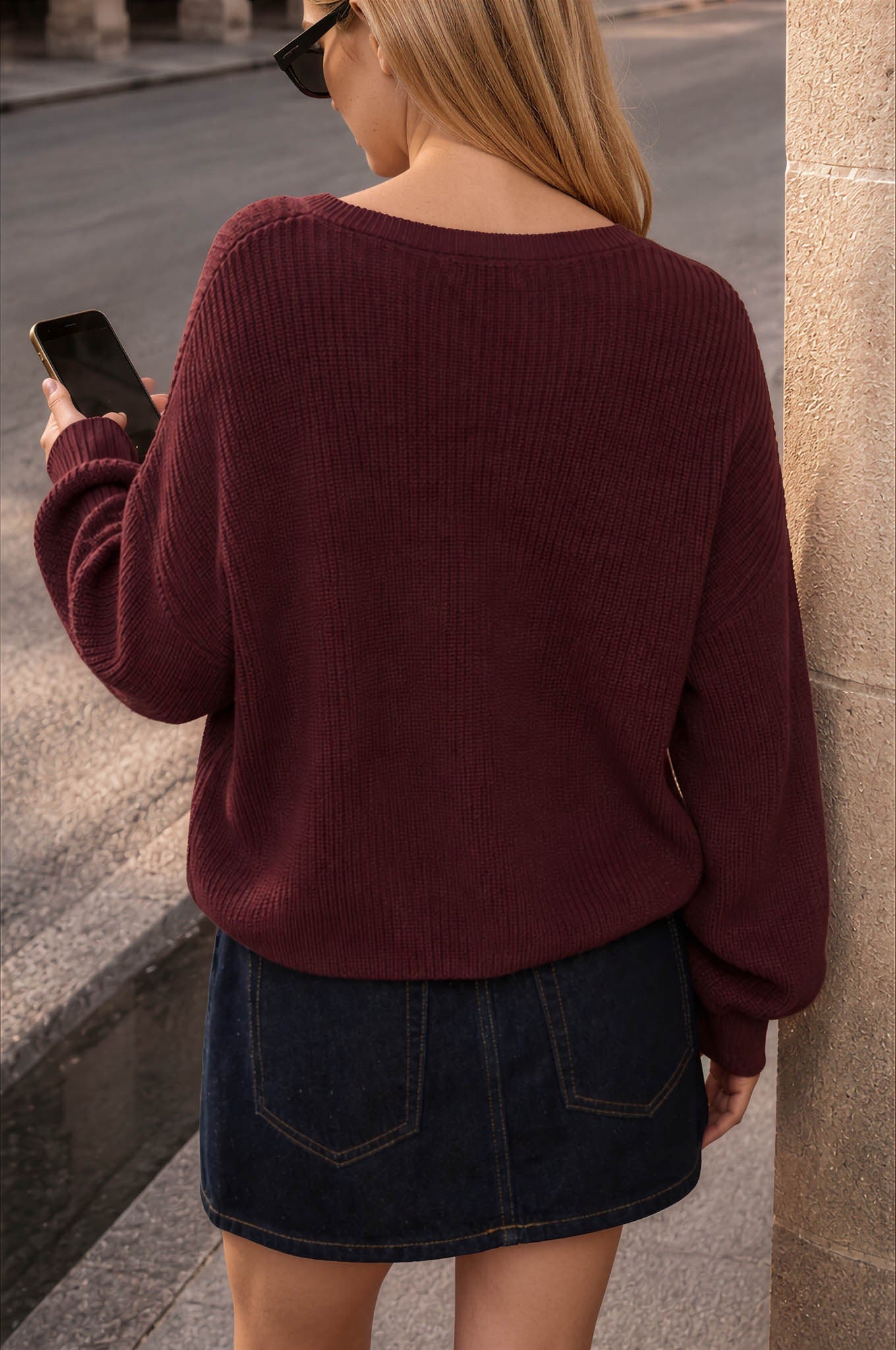 Cozy Cafe Drop-Shoulder Knit-Cute-Trendy-Shop-Womens-Boutique-Clothing-Store