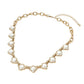 Lucky Charm Pearl Quatrefoil Link Necklace-Cute-Trendy-Shop-Womens-Boutique-Clothing-Store