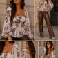 Autumn Garden Smocked Bodice Peplum Blouse-Cute-Trendy-Shop-Womens-Boutique-Clothing-Store