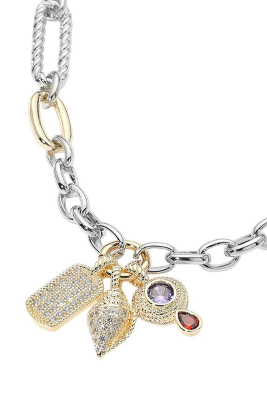 Seaside Luxe Charm Pendant Necklace-Cute-Trendy-Shop-Womens-Boutique-Clothing-Store