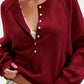 The Soft Henley Button Knit Pullover-Burgundy-SMALL-Cute-Trendy-Shop-Womens-Boutique-Clothing-Store