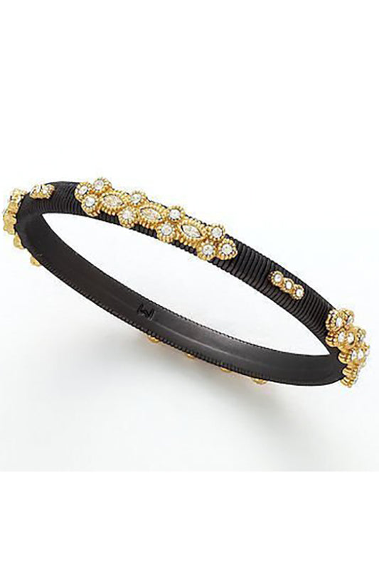 No Mistake Black & Gold Bangle-[option4]-[option5]-Cute-Trendy-Shop-Womens-Boutique-Clothing-Store