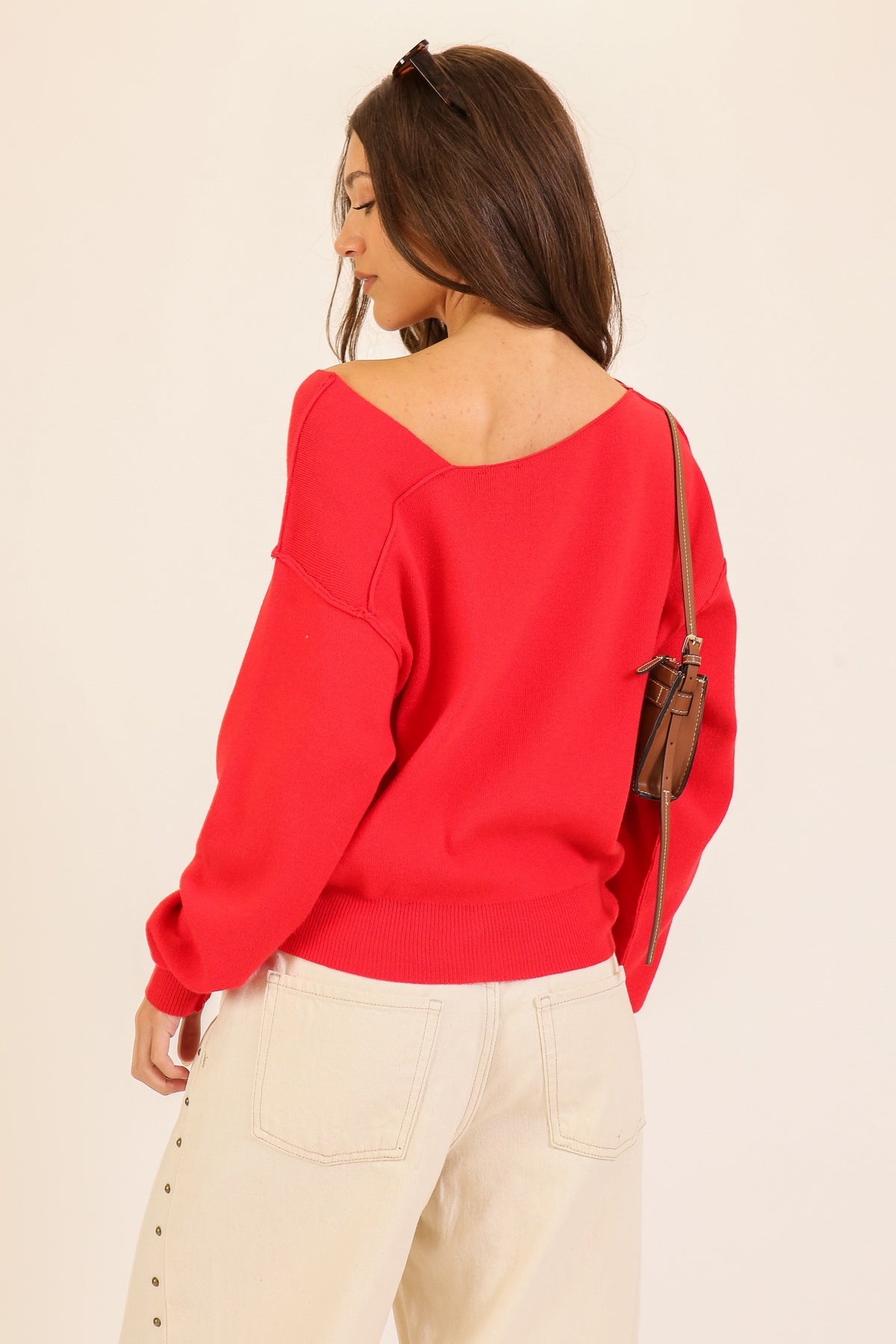 Cloud Nine Off-Shoulder Sweater-Cute-Trendy-Shop-Womens-Boutique-Clothing-Store