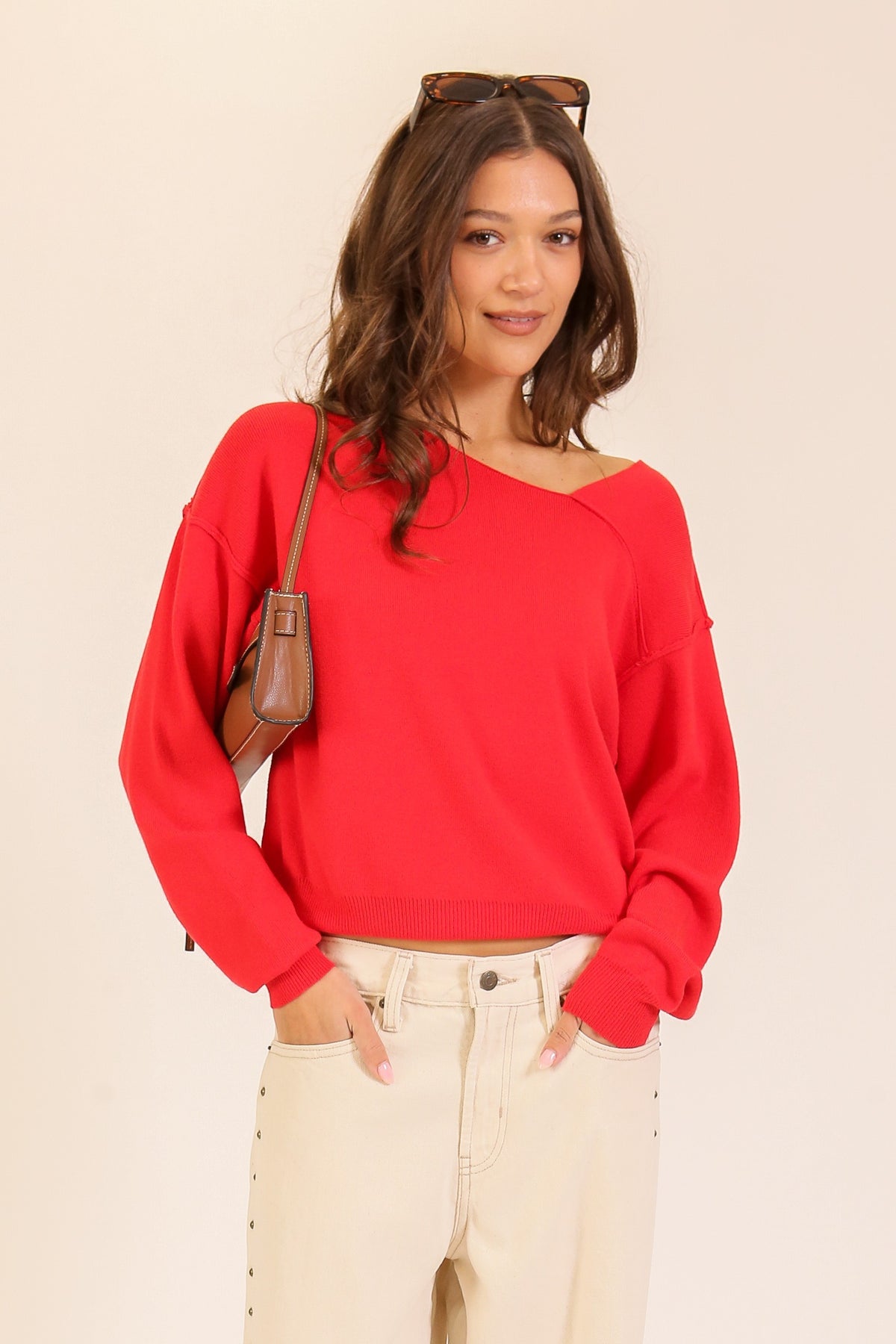 Cloud Nine Off-Shoulder Sweater-Cute-Trendy-Shop-Womens-Boutique-Clothing-Store