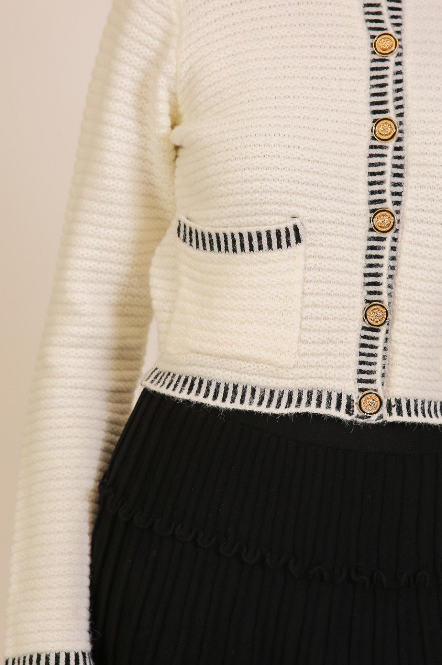 Prep & Trim Textured Knit Cardigan-Cute-Trendy-Shop-Womens-Boutique-Clothing-Store