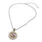 Prism & Pavé Mosaic Round Pendant Necklace-Cute-Trendy-Shop-Womens-Boutique-Clothing-Store