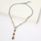 Multi-Shape CZ Mixed-Link Drop Necklace-Cute-Trendy-Shop-Womens-Boutique-Clothing-Store