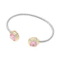 RivieraTwisted Wire Cushion-Bezel CZ Cuff Bracelet-Cute-Trendy-Shop-Womens-Boutique-Clothing-Store