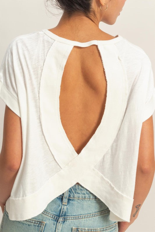 Active For The Summer Open Back Top-White-SMALL-[option4]-[option5]-Cute-Trendy-Shop-Womens-Boutique-Clothing-Store