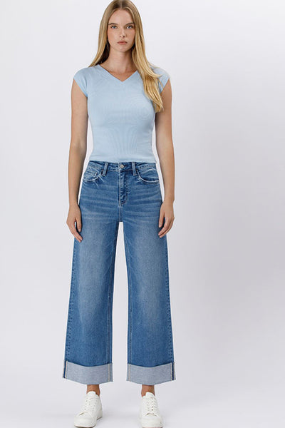 Dreaming of You Baggy Cuffed Jeans-[option4]-[option5]-Cute-Trendy-Shop-Womens-Boutique-Clothing-Store