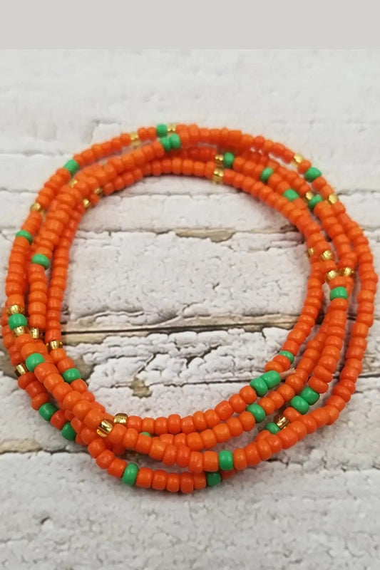 Keep It Fun Beaded Necklace-Orange-[option4]-[option5]-Cute-Trendy-Shop-Womens-Boutique-Clothing-Store